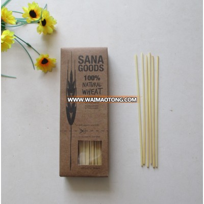 Wholesale  100% Natural  Eco-friendly Wheat Drinking Straw