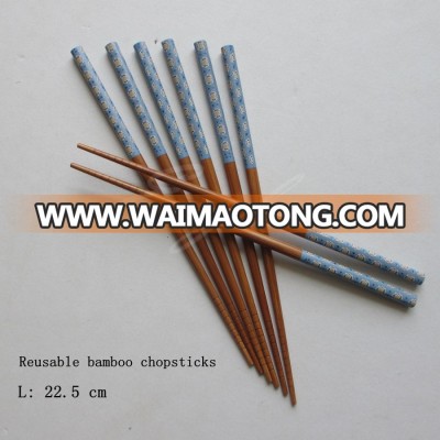 Reusable color bamboo chopstick