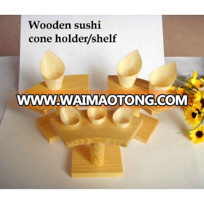 japanese sushi cone holder/shelf/stand/frame