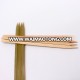 Natural bamboo wholesale flat bebarcue sticks