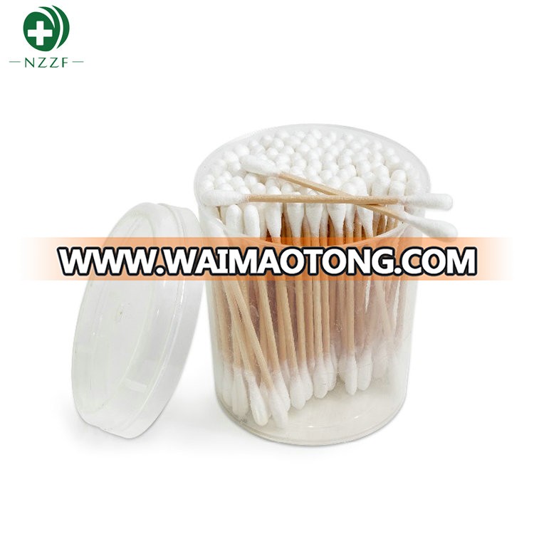 Professional factory supply good quality wooden ear buds cotton bud