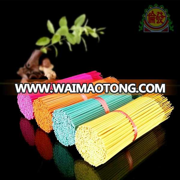 9 inch normal colors raw incense sticks